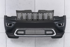 JEEP GRAND CHEROKEE IV WK2 2017-2021 DRUGI FACELIFTING KOMPLETNY ZDERZAK PRZEDNI Z GRILLEM 6EB83TZZAA
