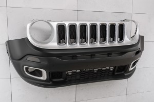JEEP RENEGADE I BU 2015-2018 PRZED FACELIFTINGIEM KOMPLETNY ZDERZAK PRZEDNI Z CHROMOWANYM GRILLEM 5XB40LXHAA