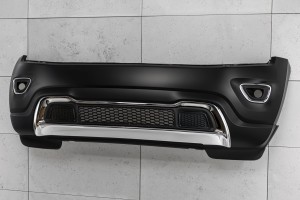 JEEP GRAND CHEROKEE IV WK2 2014-2017 PO FACELIFTINGU KOMPLETNY ZDERZAK PRZEDNI BEZ PDC Z GRILLEM 1WL27TZZAC