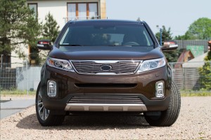 KIA SORENTO 2013-2015 NAKŁADKI NA LAMPY PRZECIWMGIELNE PRZEDNIE