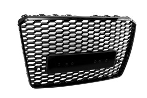 AUDI A8 D4 2014-2017 PO FACELIFTINGU ATRAPA CHŁODNICY GRILL STYLIZACJA NA S8 CZARNY + PDC