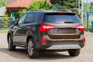 KIA SORENTO II XM 2012-2014 PO FACELIFTINGU NAKŁADKI TYLNYCH ŚWIATEŁ PRZECIWMGIELNYCH