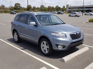 HYUNDAI SANTA FE 2010-2012 WYPRZEDAŻ OSŁONA HALOGENU PRZÓD+ TYŁ