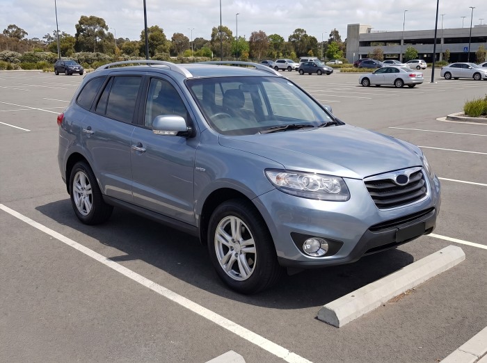 HYUNDAI SANTA FE 2010-2012 WYPRZEDAŻ OSŁONA HALOGENU PRZÓD+ TYŁ