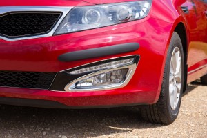 KIA OPTIMA III 2011-2015 WYPRZEDAŻ NAKŁADKI NA LAMPY PRZEDNIE