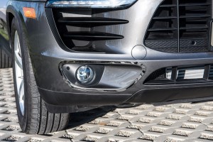 PORSCHE MACAN OZDOBNE LISTWY HALOGENÓW PRZEDNICH