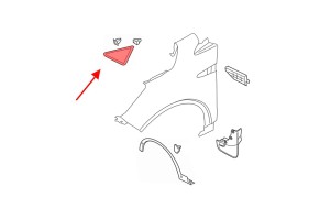 FORD ESCAPE MK3 III 2013-2019 TRÓJKĄT LISTWA PRZY LUSTERKU LEWA CJ54S16003