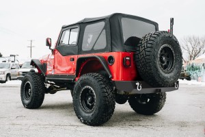 JEEP WRANGLER YJ/TJ 1987-2006 ZDERZAK TYLNY