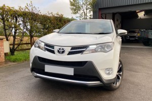 TOYOTA RAV4 IV XA40 2013-2015 PRZED FACELIFTINGIEM LISTWA PRZEDNIEGO ZDERZAKA