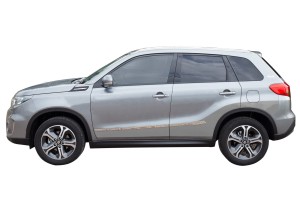 SUZUKI VITARA II 2015+ LISTWY DRZWI STAL NIERDZEWNA