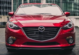 MAZDA 3 2014-2017 CHROMOWANE OZDOBNE LISTWY GRILLA