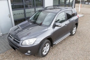 TOYOTA RAV4 III XA30 2005-2012 CZARNE RELINGI DACHOWE STYL OEM  63470-42031-C0 