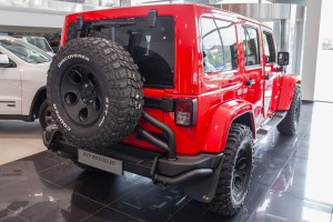 JEEP WRANGLER JK 2007-2018 MOCOWANIE KOŁA ZAPASOWEGO DO ZDERZAKA